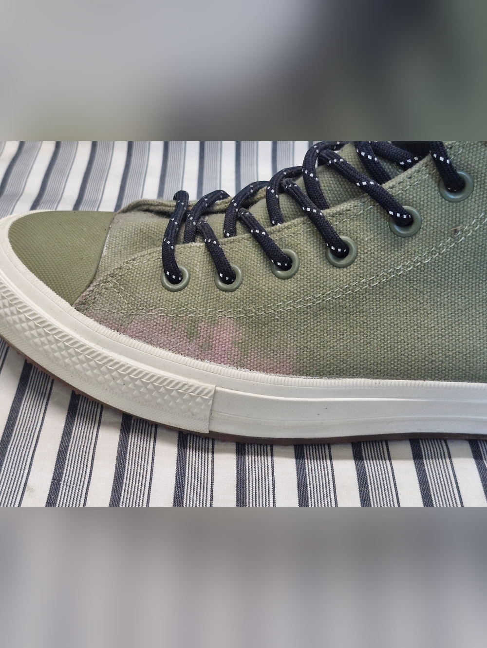Converse Chuck Taylor All Star High Top Green Men's 11 Canvas Sneakers - Picture 9 of 16